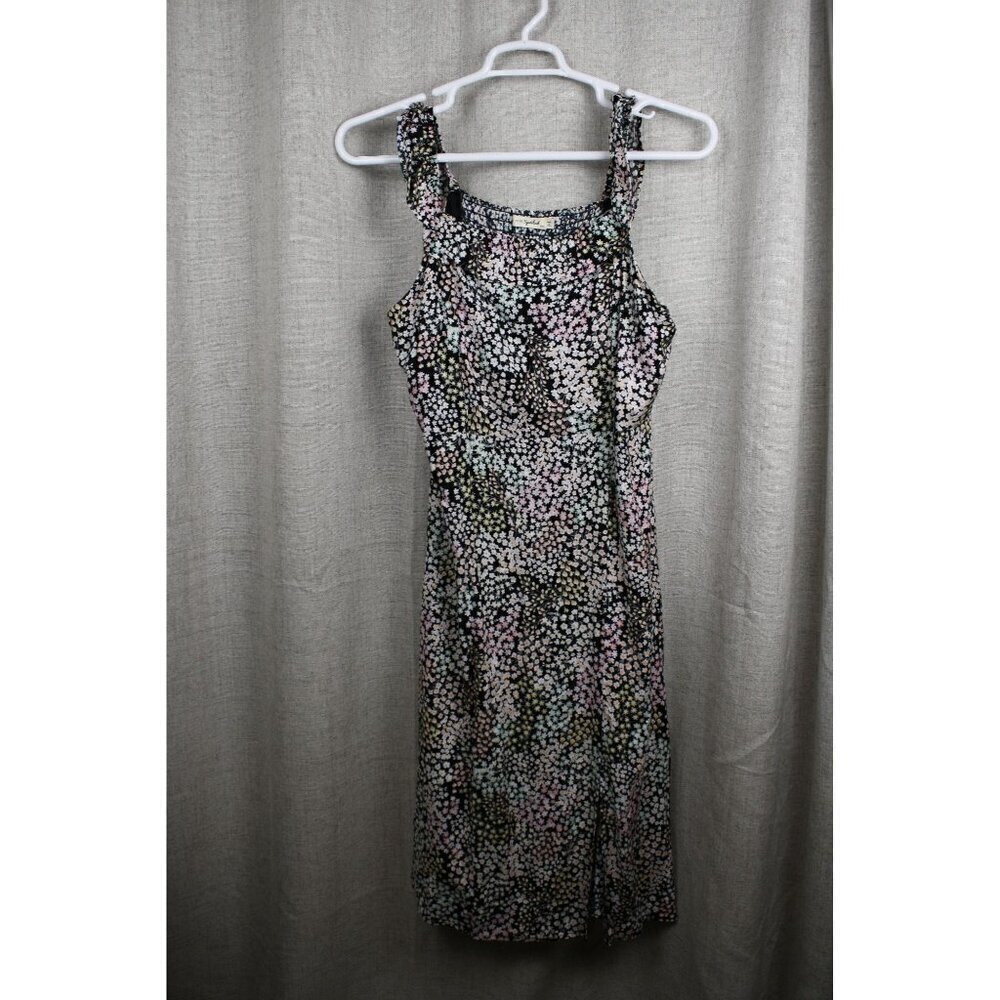 Live To Be Spoiled Women's Black Floral Dress Xxl
